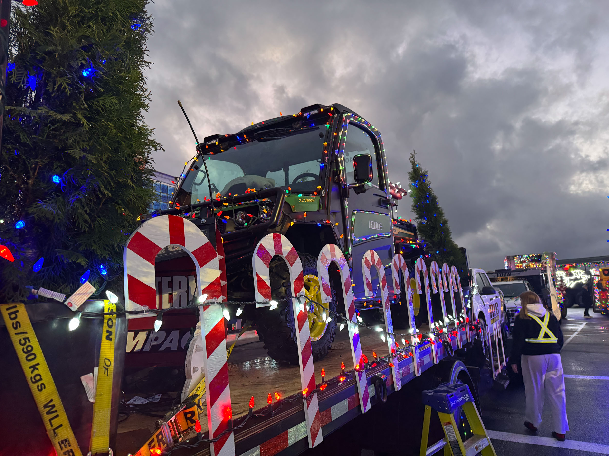 RLC team participating in a Greater Victoria holiday parade